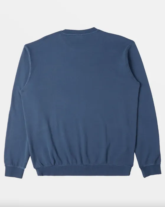 Billabong Wave Washed Crew - Slate Blue