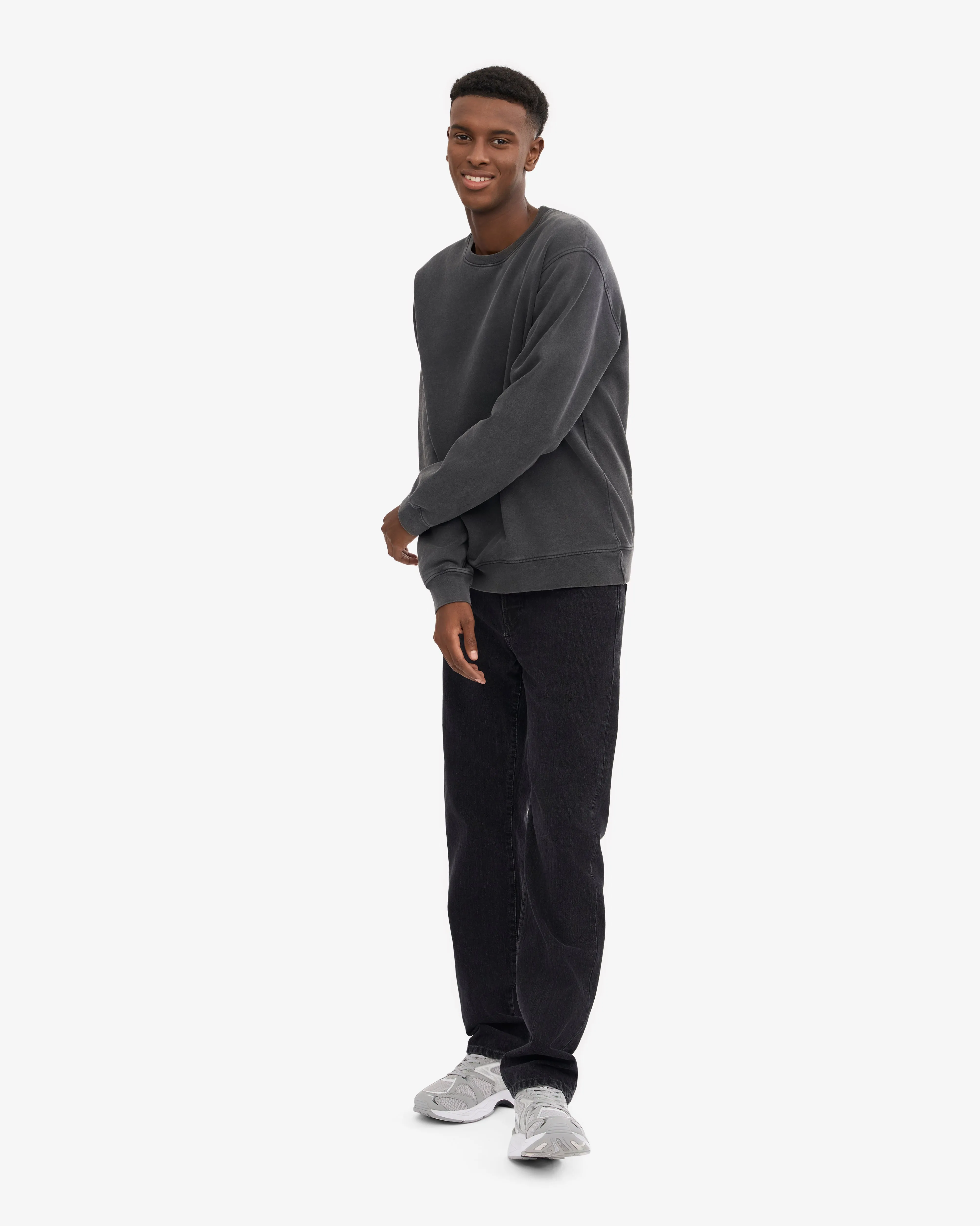 Classic Organic Crew - Faded Black