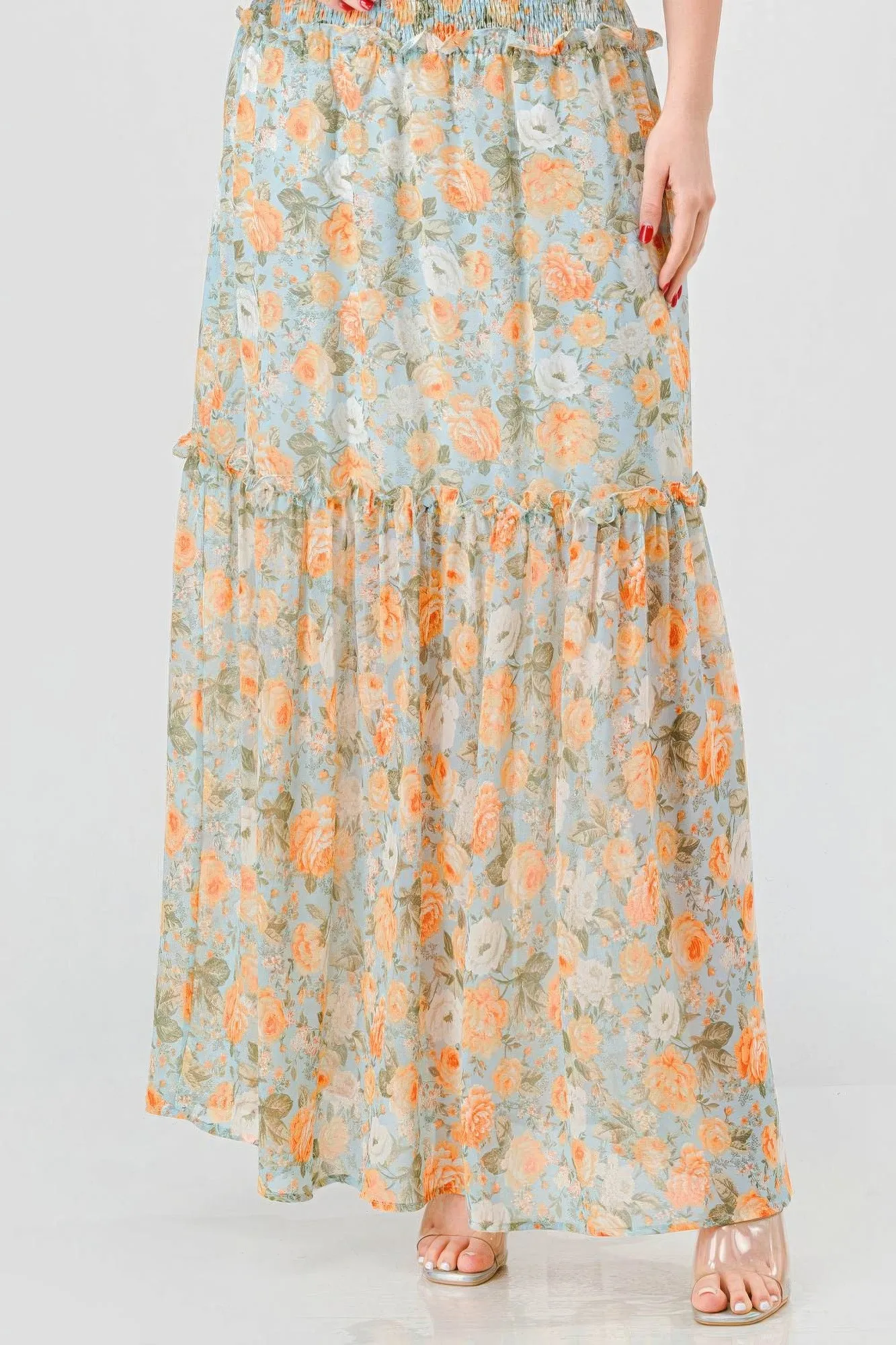 Floral Maxi Dress - Burgeon Bizz