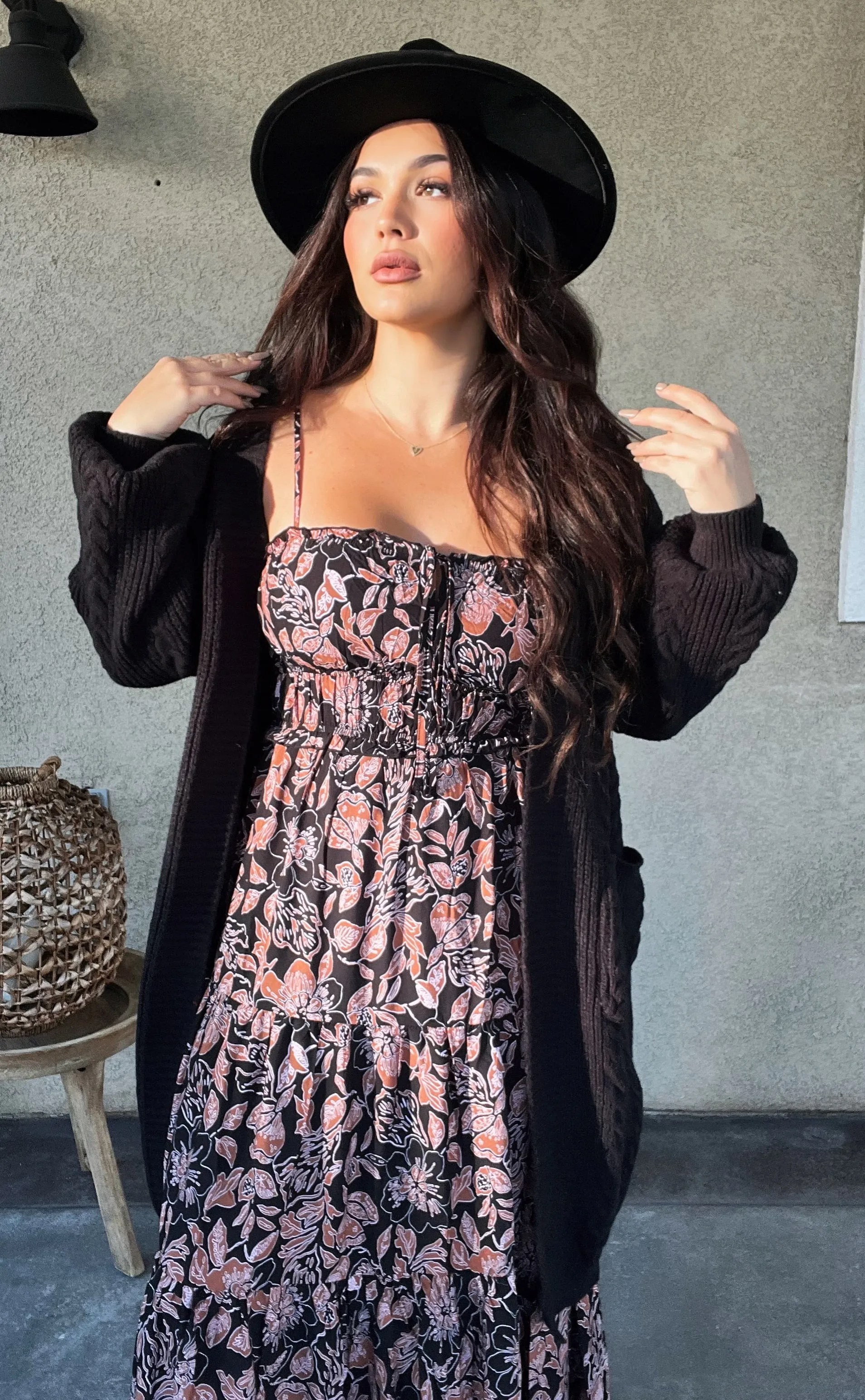 “Iyla” Maxi Front Tie Dress